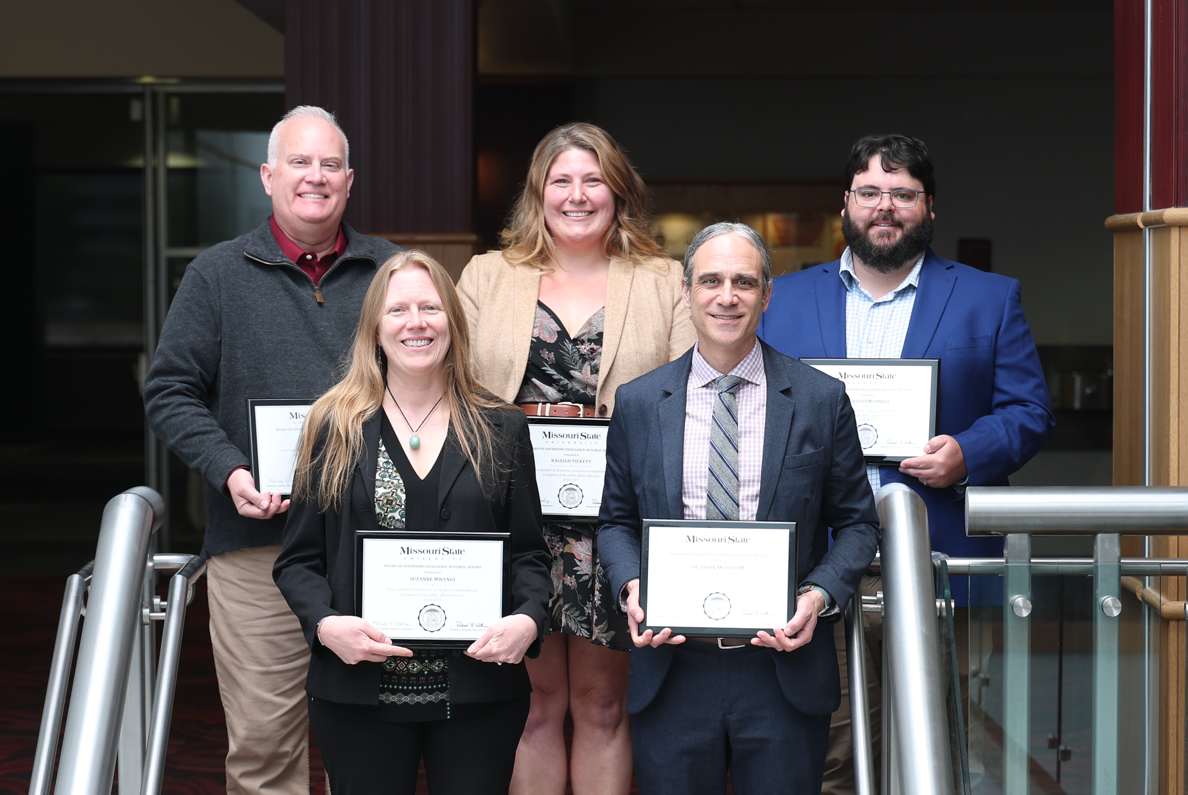 5 of the 6 awardees