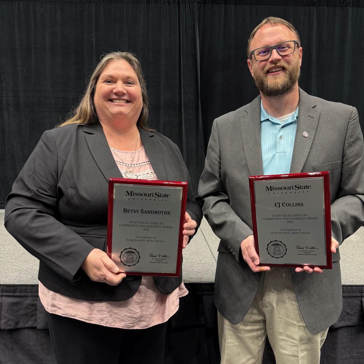 two staff 2026 awardees